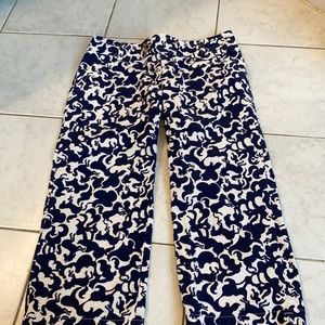 Lilly Pulitzer stallion Capri length corduroys size 4